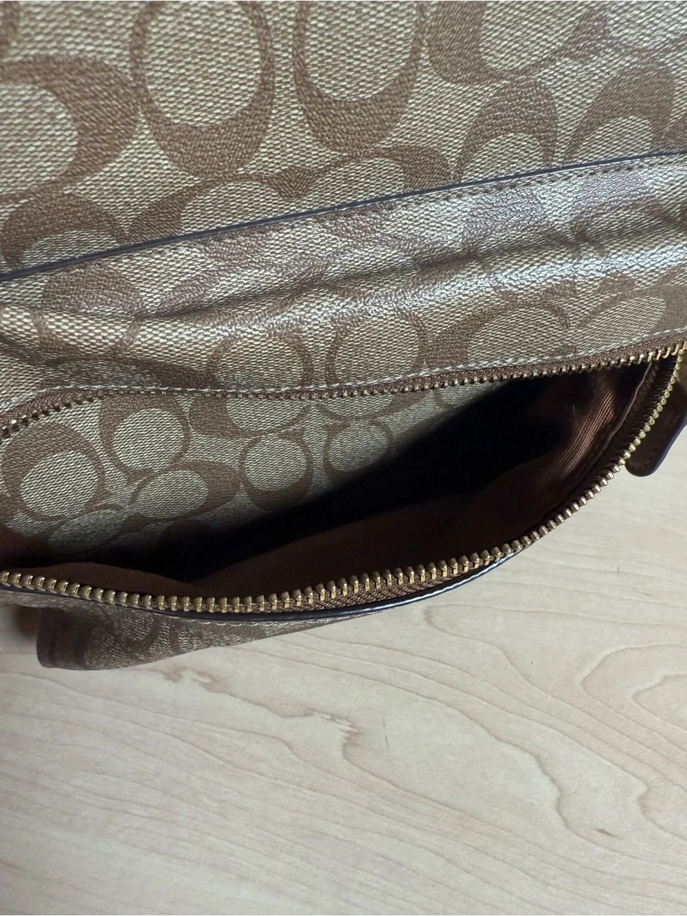 Coach Canvas Leather Backpack F32200